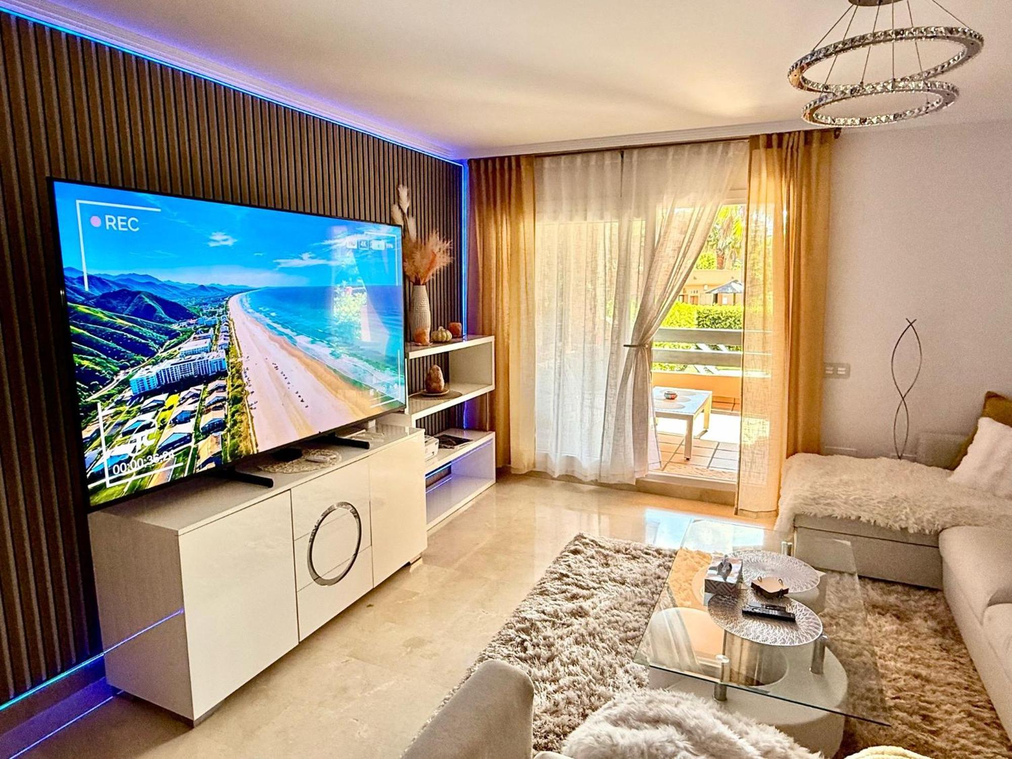 Casares Beach Golf Apartment With Private Garden Direct Pool Access Kültér fotó